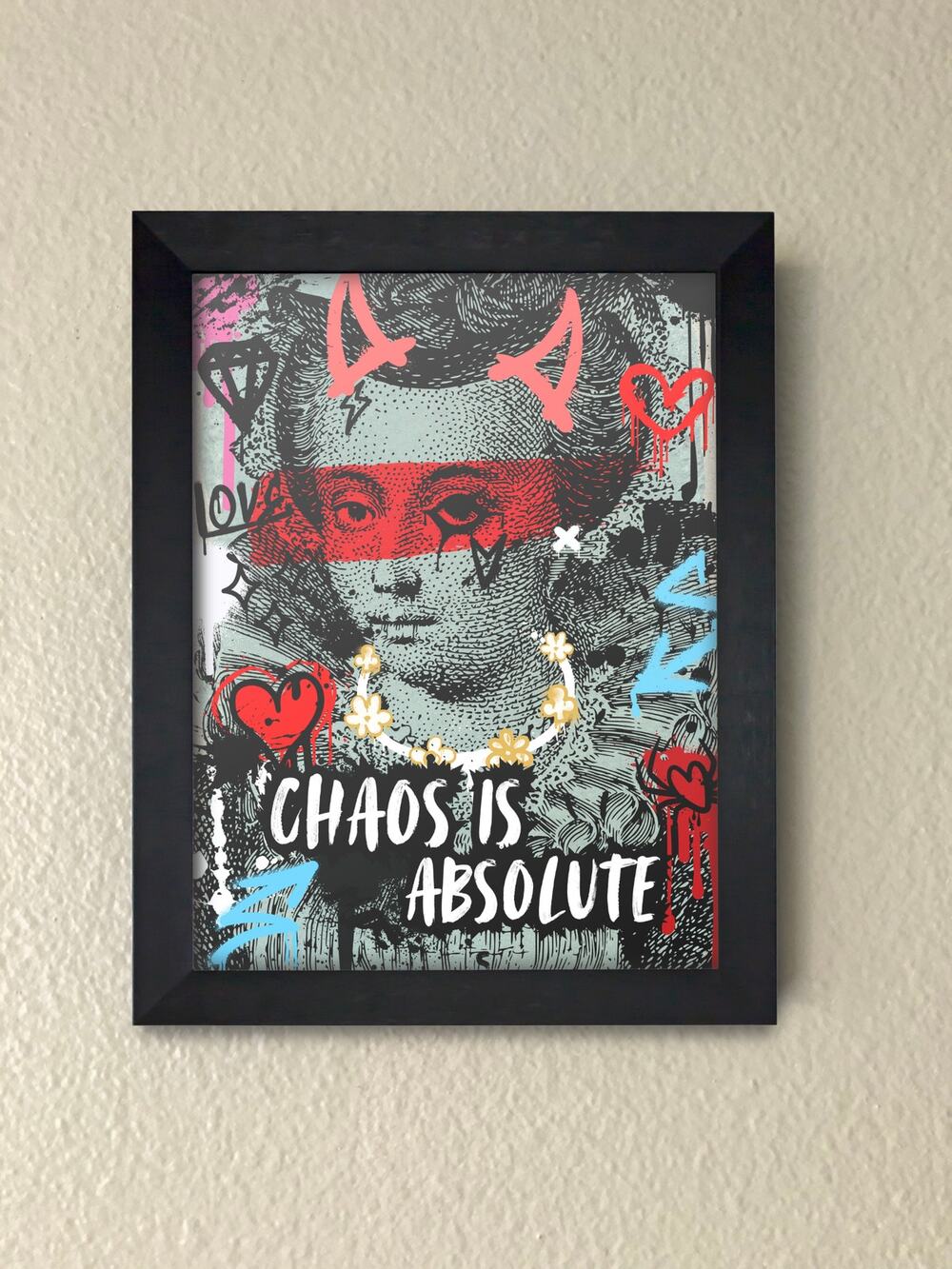 Motivational Quote Framed Wall Art | Street Art
